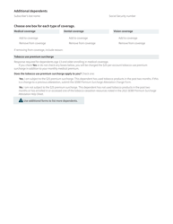 Form HCA20-0127 Sebb Employee Change Form for Additional Dependents - Washington, Page 2