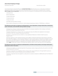 Form HCA20-0127 School Employee Change Form - Washington, Page 2