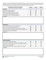 Form EPA-3 &quot;Employee Performance Appraisal&quot; - West Virginia, Page 4