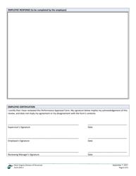Form EPA-3 &quot;Employee Performance Appraisal&quot; - West Virginia, Page 6