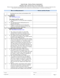 Audit Guide - Initial Filing Assessment for Electric and Natural Gas Companies - Washington, Page 3