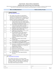 Audit Guide - Initial Filing Assessment for Electric and Natural Gas Companies - Washington, Page 5