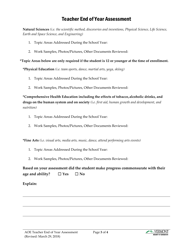 Teacher End of the Year Assessment (Eoya) - Vermont, Page 3