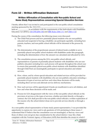 Form 10 Written Affirmation Statement - Vermont