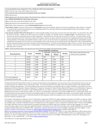 Child &amp; Adult Care Food Program Income Eligibility Form - Adult Care Centers - Vermont, Page 2