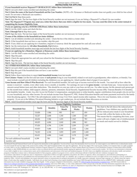 Child &amp; Adult Care Food Program Income Eligibility Form - Child Care Centers - Vermont, Page 2