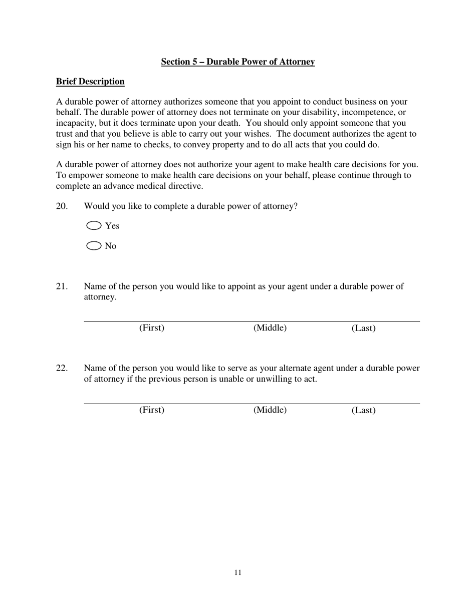Veterans Legal Services Clinic Intake Form - Virginia, Page 11