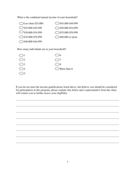 Veterans Legal Services Clinic Intake Form - Virginia, Page 4