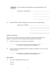 Veterans Legal Services Clinic Intake Form - Virginia, Page 9