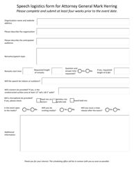 Scheduling Request Form - Virginia, Page 3