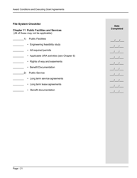 File System Checklist - Award Conditions and Executing Grant Agreements - Vermont, Page 12