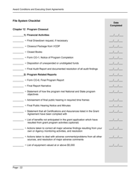 File System Checklist - Award Conditions and Executing Grant Agreements - Vermont, Page 13