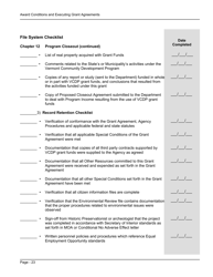 File System Checklist - Award Conditions and Executing Grant Agreements - Vermont, Page 14
