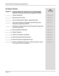 File System Checklist - Award Conditions and Executing Grant Agreements - Vermont, Page 19