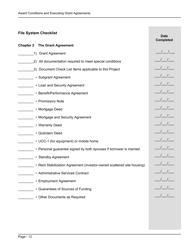 File System Checklist - Award Conditions and Executing Grant Agreements - Vermont, Page 3