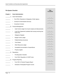 File System Checklist - Award Conditions and Executing Grant Agreements - Vermont, Page 5