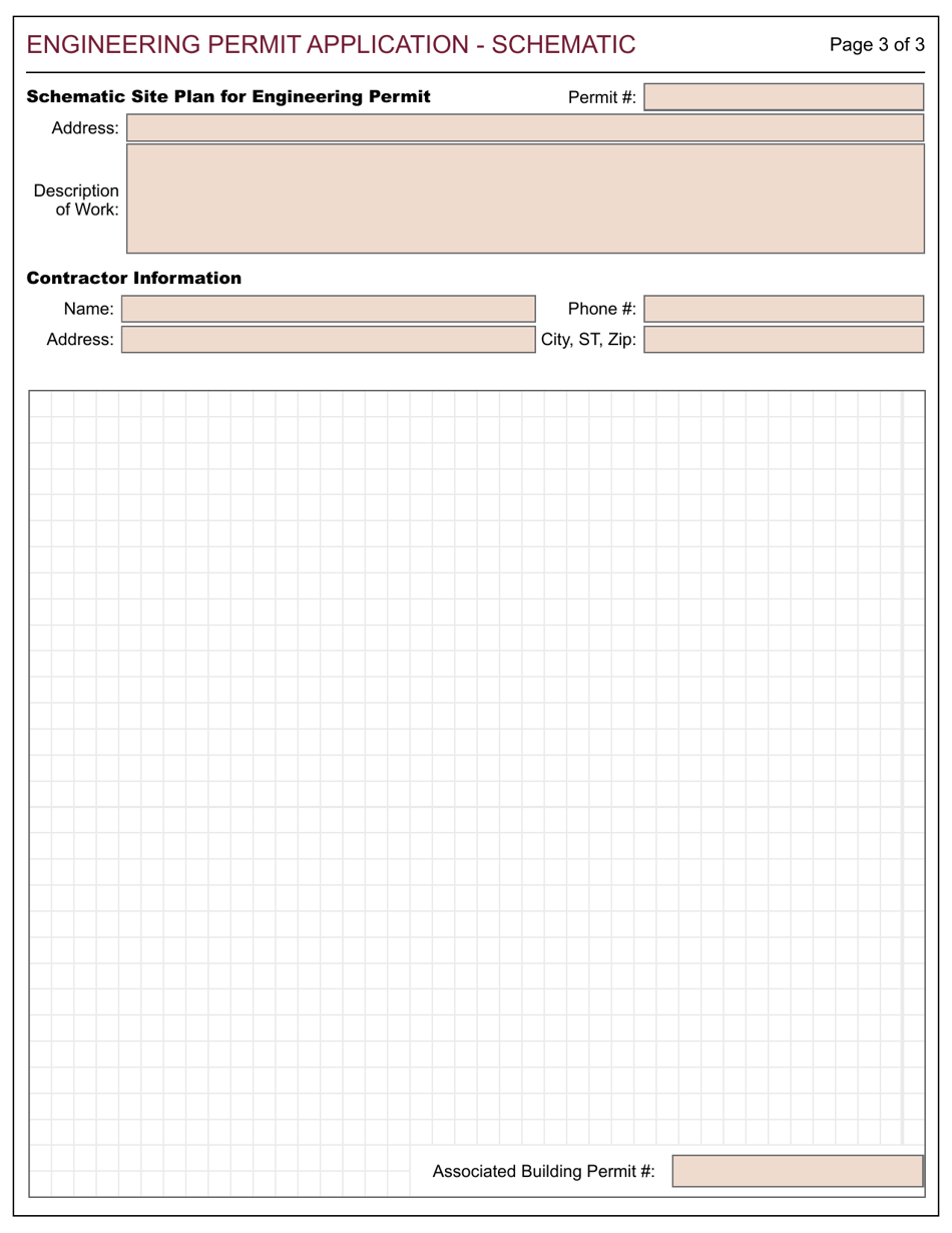 Form 300 Engineering Permit Application - City of Berkeley, California, Page 3