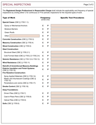 Form 170 Special Inspections - City of Berkeley, California, Page 2