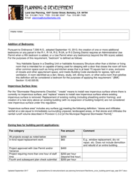 Zoning Certificate Application - Building Permits - City of Berkeley, California, Page 2