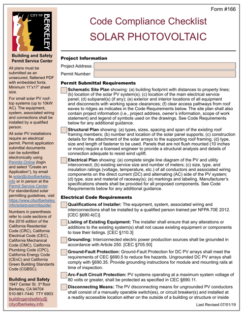 Form 166  Printable Pdf