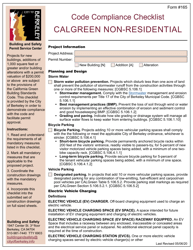 Form 165 Code Compliance Checklist - Calgreen Non-residential - City of Berkeley, California
