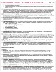 Form 165 Code Compliance Checklist - Calgreen Non-residential - City of Berkeley, California, Page 5