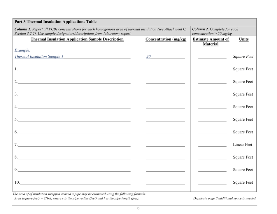 Pcbs Screening Assessment Form - City of San Mateo, California, Page 6