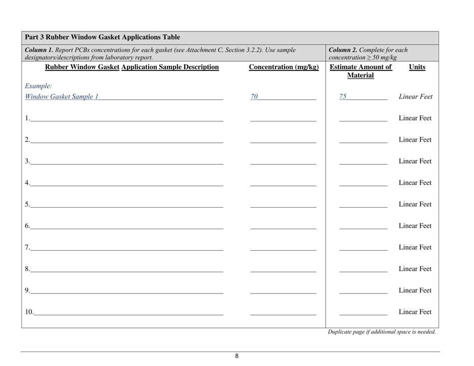 Pcbs Screening Assessment Form - City of San Mateo, California, Page 8