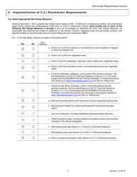 Stormwater Requirements Checklist - C.3.i Projects - City of Berkeley, California, Page 3