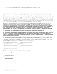 Form D-162 Escrow Agreement - Washington, Page 2