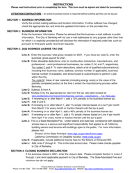 Form FINRC-BL-GEN Business License Renewal (Without Auto-calculations) - City of Berkeley, California, Page 2