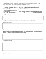 Form 56-19-086 Referral for Probate Conservatorship to the Ventura County Public Guardian - County of Ventura, California, Page 2