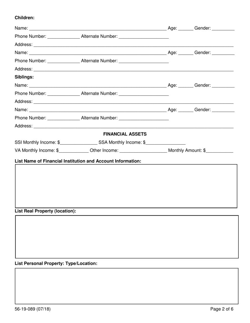 Form 56-19-089 Lps Conservatorship Referral - County of Ventura, California, Page 2