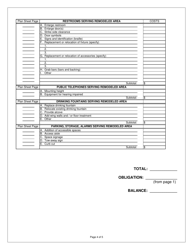 Worksheet for Accessibility Upgrade Requirements for Existing Non-residential Buildings - City of Davis, California, Page 4
