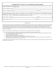 Affidavit Request for Duplication of Copyrighted Plans - City of Davis, California, Page 2