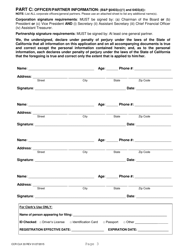 Form CCR CLK33 Registration as an Unlawful Detainer Assistant - Corporation/Partnership - Ventura County, California, Page 3