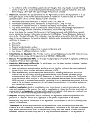 Form HCA09-015 Core Provider Agreement - Washington, Page 2