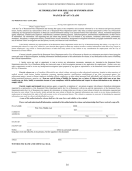 Personal History Statement for Police Department Applicants - City of Beaumont, Texas, Page 35