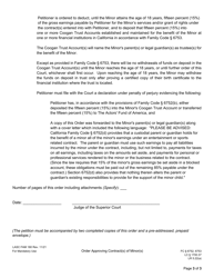 Form FAM180 Order Approving Contract(S) of Minor(S) - County of Los Angeles, California, Page 3