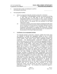 Form EEO-28 (EEO-26; EEO-27) Certification by Proposed Subcontractor Regarding Equal Employment Opportunity - City of Houston, Texas, Page 2