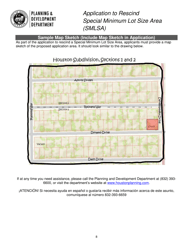 Application to Rescind Special Minimum Lot Size Area (Smlsa) - City of Houston, Texas, Page 8