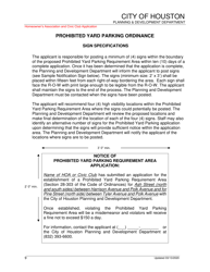 Prohibited Yard Parking Ordinance Application - Homeowner&#039;s Association and Civic Club - City of Houston, Texas, Page 9