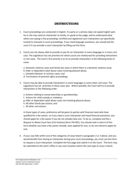 Form ALA-INT-001 Interpreter Request Form (Civil/Family) - County of Alameda, California, Page 2