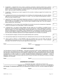 Form CRM-001 Waiver on Plea of Guilty/No Contest (Felony) - County of Alameda, California, Page 2