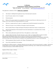 Zoning Board of Appeals Application - Village of Westhampton Beach, New York, Page 5