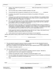 Form RI-CR086 Request for Extension of Program Completion Date - County of Riverside, California, Page 2