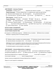 Form RI-CR081 Stipulated Agreement - Summary Probation Reinstatemen/Program Reinstatemen/Diversion Reinstatement - County of Riverside, California, Page 2