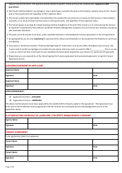 Pet Application and Agreement Template, Page 2