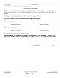 Form RI-FL017 Addendum to Judgment - County of Riverside, California, Page 6