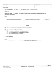 Form RI-FL074 Request and Order to Withdraw - County of Riverside, California, Page 2